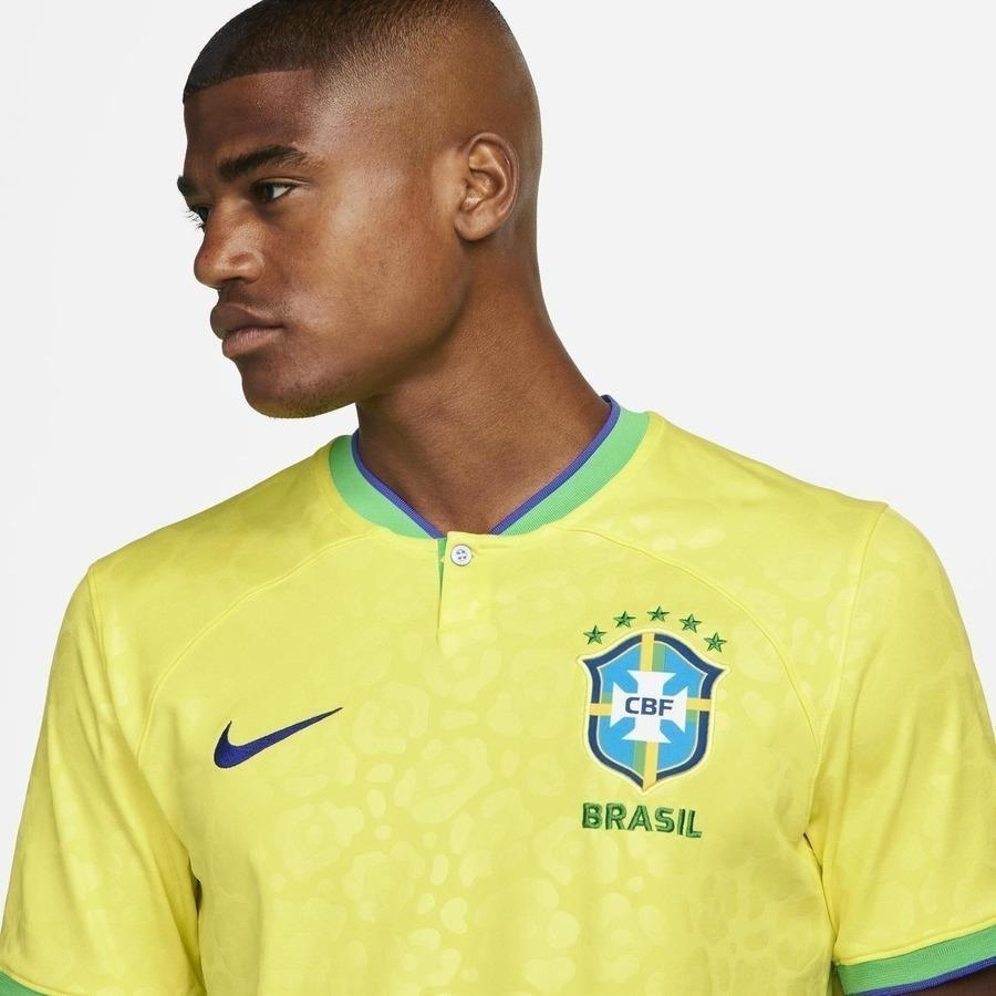 Camisa Titular Brasil copa 2022 - Masculina - Torcedor - Nike