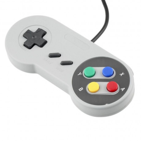 Controle Super Nintendo Snes Joystick Usb Jogos Emulador Pc
